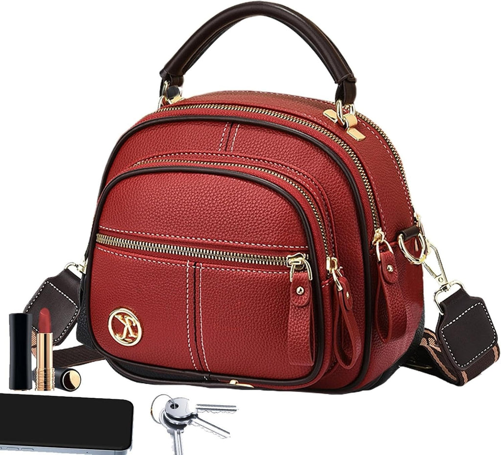 Bolso Premium Bandolera com Herrajes Dourados