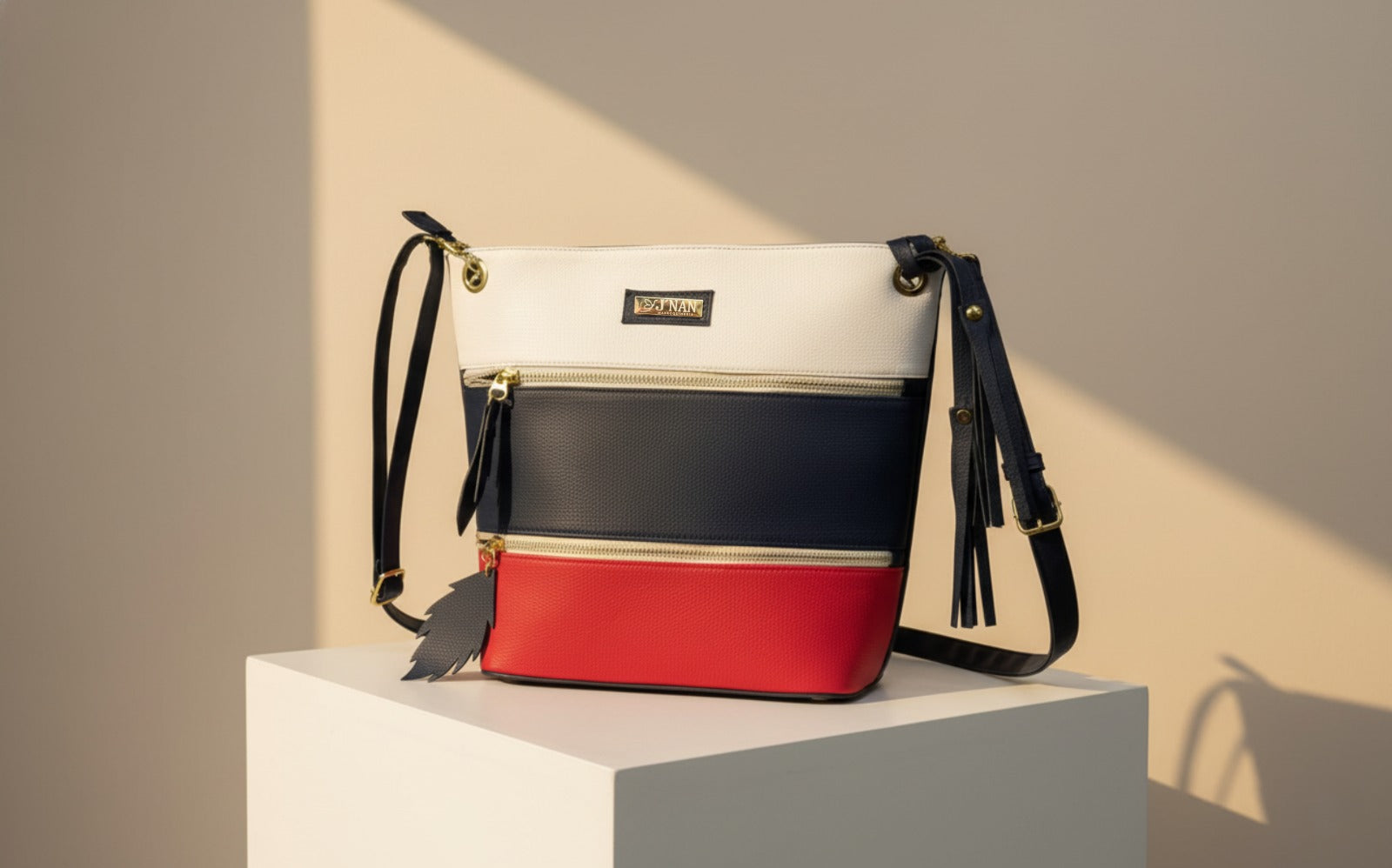 Bolso Aura J'nan Premium - Nova Coleção Exclusiva com Herrajes Dourados + Caixa