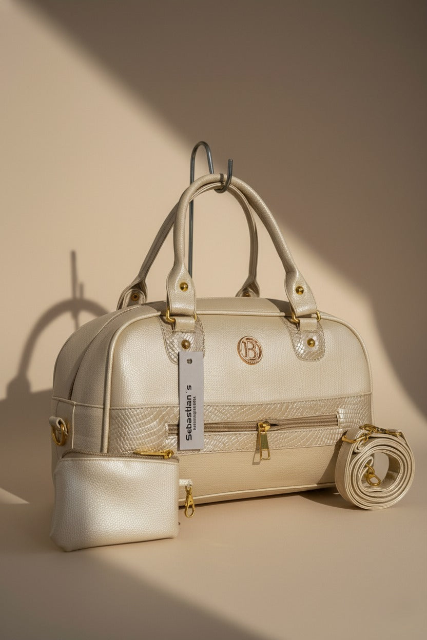 Bolso Brave Edição Especial Premium - Importado com Mini Bolso + Herrajes Dourados