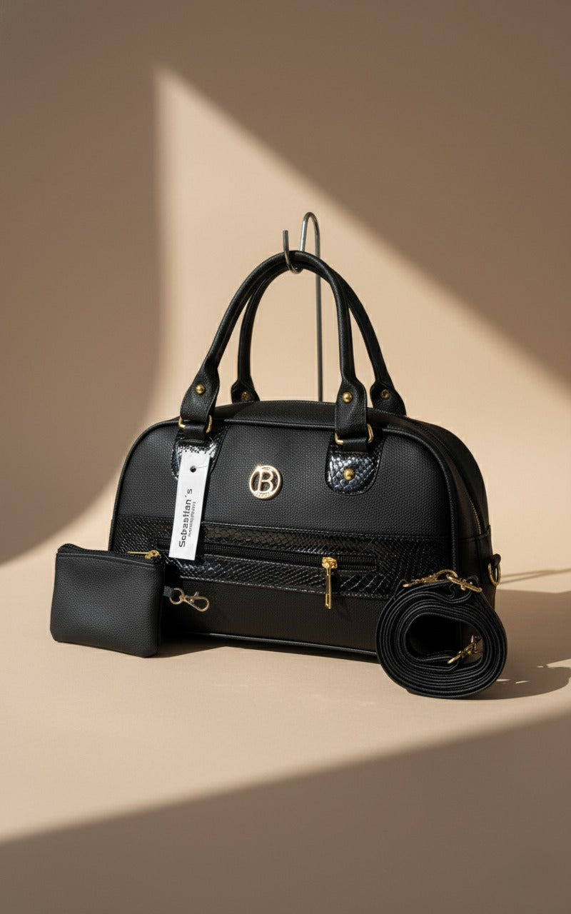 Bolso Brave Edição Especial Premium - Importado com Mini Bolso + Herrajes Dourados